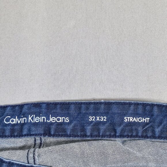 Calvin Klein Jeans Straight men's size 32X32 ink blue classic style - Picture 6 of 11